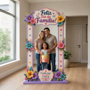 Moldura Gigante Feliz Dia da Família