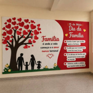 Painel Árvore do Amor – Dia da Família