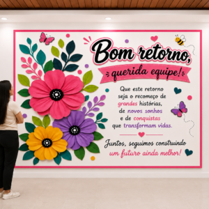 Painel "Bom Retorno, Querida Equipe!"
