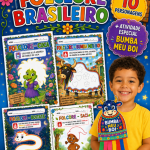Kit de Atividades Lúdicas – Folclore Brasileiro