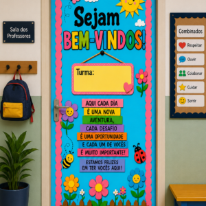 PAINEL DE PORTA – SEJAM BEM-VINDOS