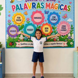 PAINEL JARDIM DAS PALAVRAS MÁGICAS