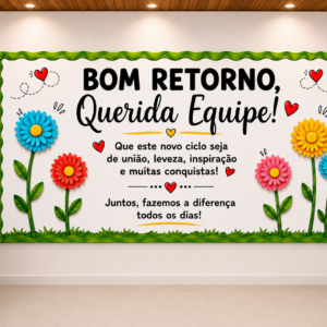 PAINEL "BOM RETORNO, QUERIDA EQUIPE!"