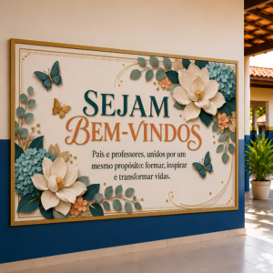 PAINEL “SEJAM BEM-VINDOS"