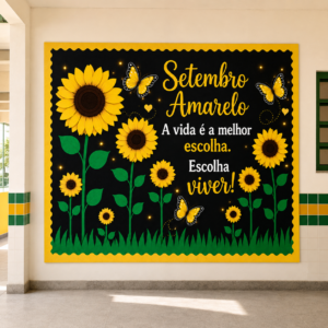 PAINEL SETEMBRO AMARELO — ESCOLHA VIVER