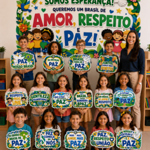 KIT PAZ PARA O NOSSO BRASIL - 7 DE SETEMBRO