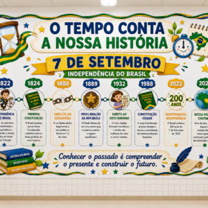 PAINEL O TEMPO CONTA A NOSSA HISTÓRIA