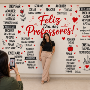 PAINEL FELIZ DIA DOS PROFESSORES