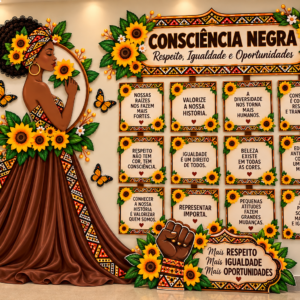 MURAL CONSCIÊNCIA NEGRA — RESPEITO, IGUALDADE E OPORTUNIDADES